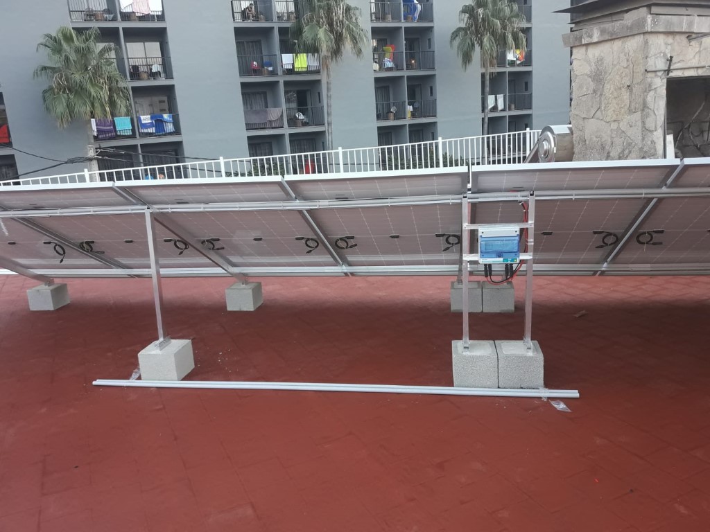 Instalación fotovoltaica en altura