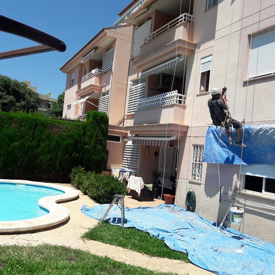 mac 10 trabajos verticales trabajos en altura fachada Andamios y redes